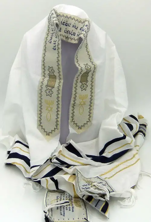 Prayer Shawl "Tallit " The Messiah Tallit - Lrge