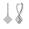 Aurora Dangling Square Diamond Earrings