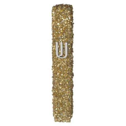 Glass Mezuzah with Stones