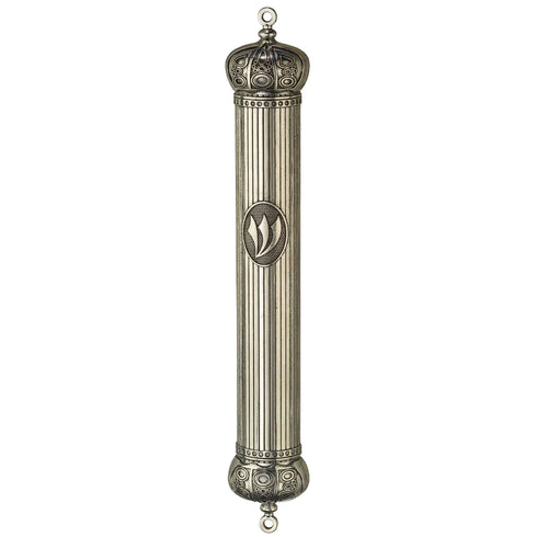 Metal Crown Mezuzah