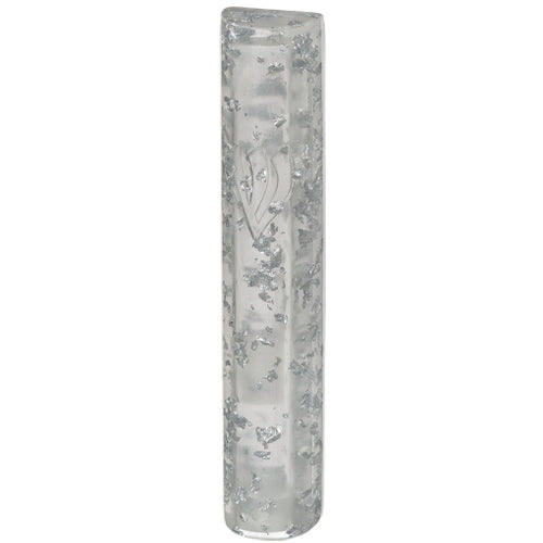 Glitter Silver Mezuzah