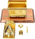 The Ark of The Covenant Replica Gold Plated Statue with Contents