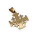 14K Tow Tone Gold Jerusalem Cross Necklace