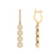 Bali Dangling Square Diamond Earrings
