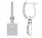 Cora Dangling Square Diamond Earrings