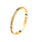 14kYellow Gold Pave Diamond Love Bracelet