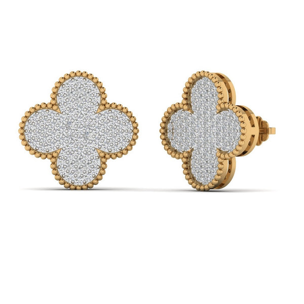 Lys Diamond Stud Earrings