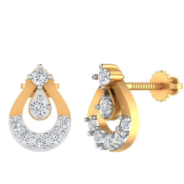 Leonie Diamond Stud Earrings