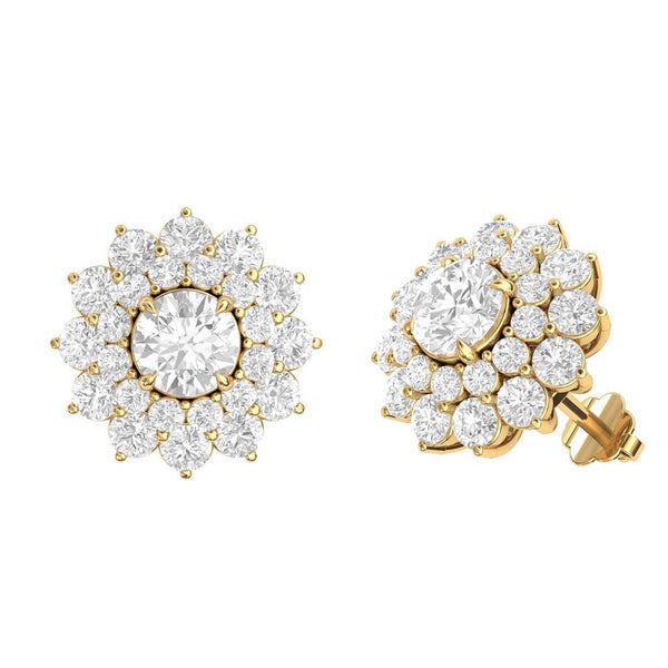 Aurelia Diamond Stud Earrings