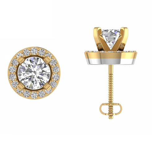 Daria Diamond Stud Earrings