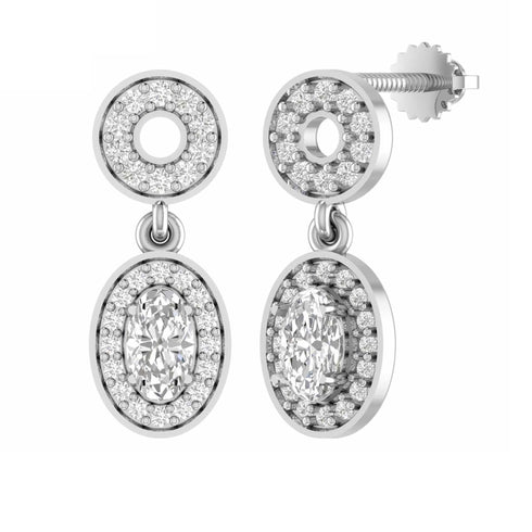 Ekaterina Diamond Drop Earrings