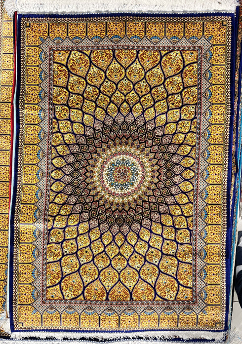 Mahtab Fine Persian Silk Carpet
