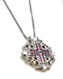 Sterling Classic Jerusalem Cross Opening Magnetic Necklace