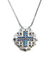 Sterling Classic Jerusalem Cross Opening Magnetic Necklace