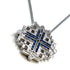 Sterling Classic Jerusalem Cross Opening Magnetic Necklace