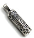 Sterling Silver Mezuzah with Menorah Pendant