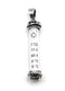 Sterling Silver 10 Commandments Mezuzah Pendant