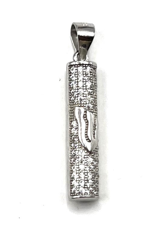 Sterling Silver Mezuzah Pendant
