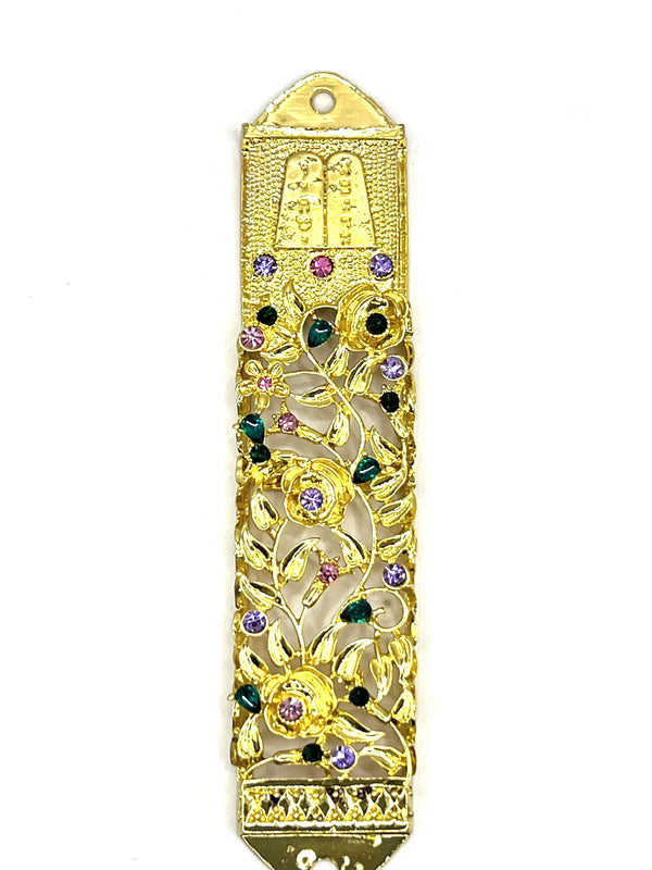 Contemporary The 10 Commandments Mezuzah