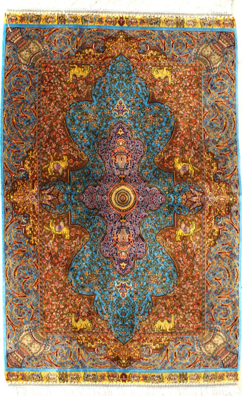 Cyrus Fine Persian Silk Carpet