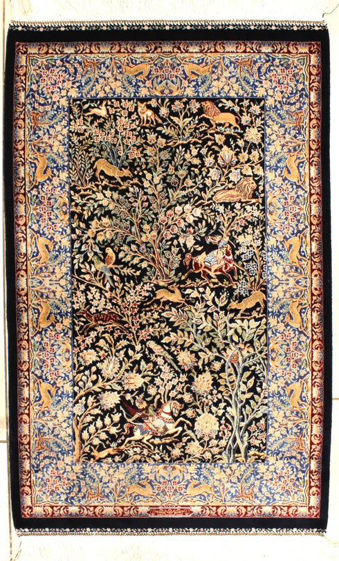 Bahar Fine Persian Silk Carpet