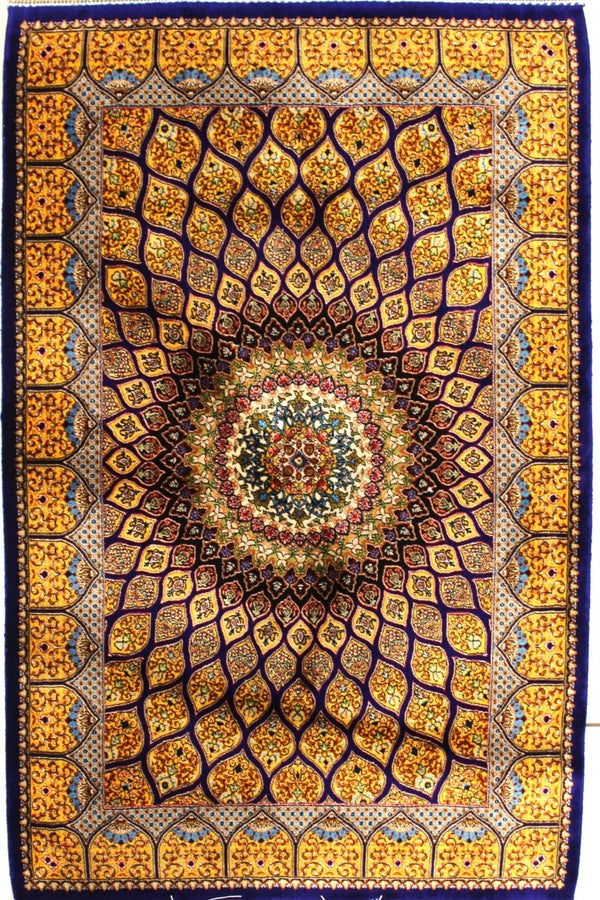 Mahtab Fine Persian Silk Carpet