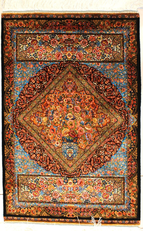 Firoozeh Fine Persian Silk Carpet