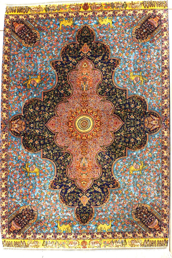 Afshin Fine Persian Silk Carpet
