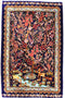Tree Of Life Exceptionally Fine Persian Silk Carpet
