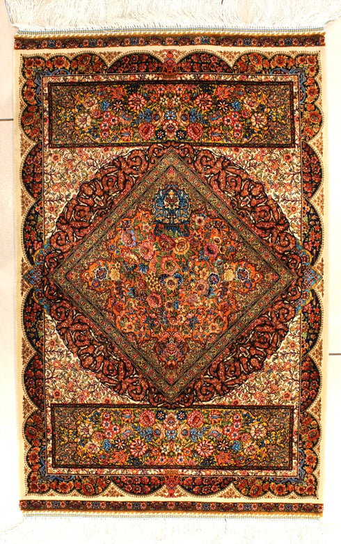 Ardeshir Fine Persian Silk Carpet