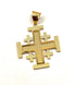 14K Gold Sarab Filigree Jerusalem Cross Necklace