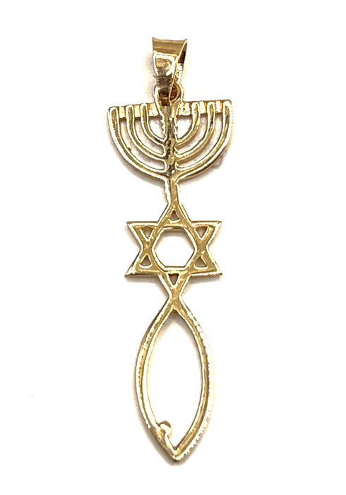 14k Gold Messianic "Grafted In" Necklace