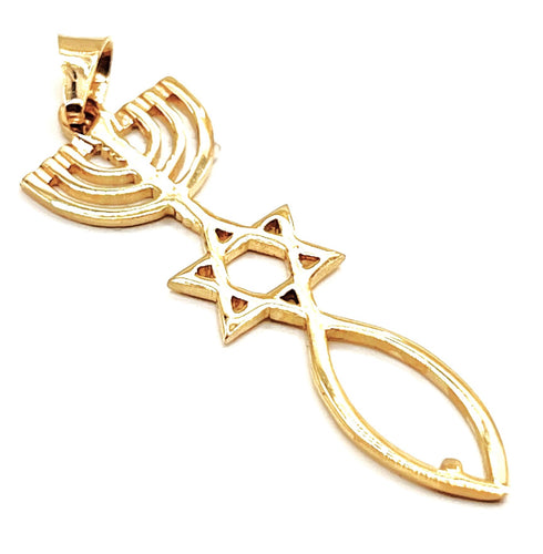 14k Gold Messianic "Grafted In" Necklace