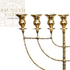 Gold Plated Huge Oil Menorah IN