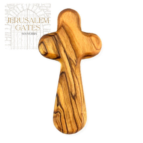 Holding Olive Wood Cross