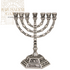 12 Tribes Temple 7 Branch Menorah 13 CM