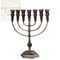 Aluminum 7 Branch Temple Menorah 28CM