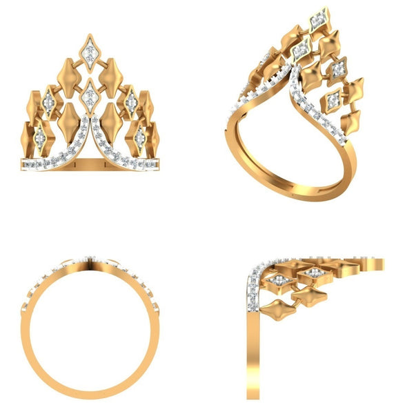 Anita Diamond Crown Ring