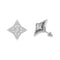 Star Diamond Stud Earrings
