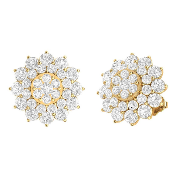 Aurora Diamond Stud Earrings