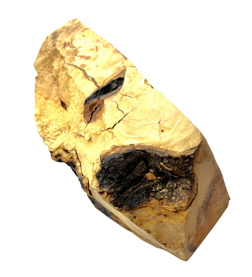 Hand Carved Olive Wood Cave Nativity Scene