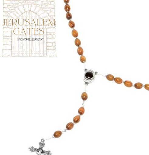 Olive Wood Catholic Rosary