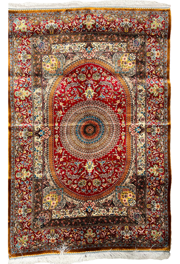 Arman Fine Persian Silk Carpet