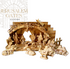 17 Piece Olive Wood Nativity Set