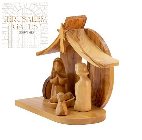 Nativity Scene Faceless figures