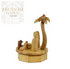 Olive Wood Rotating Musical Nativity Scene