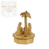 Olive Wood Rotating Musical Nativity Scene