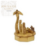 Olive Wood Rotating Musical Nativity Scene