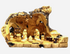 Hand Carved Olive Wood Cave Nativity Scene