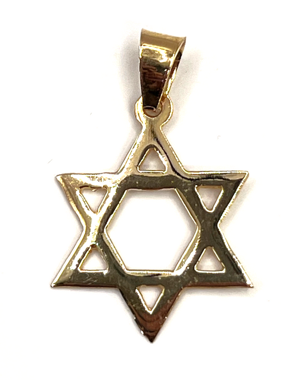 14k Gold Classic Star of David’ Necklace